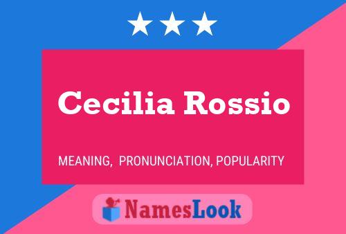 Cecilia Rossio 名字海报