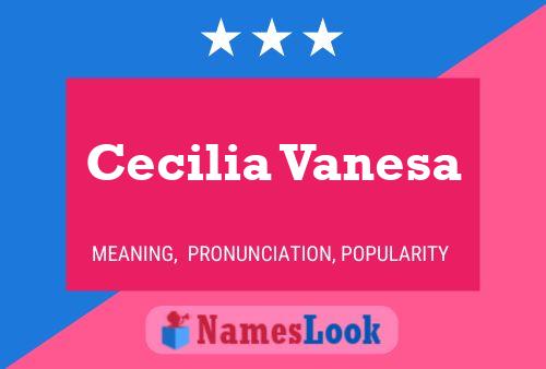 Cecilia Vanesa 名字海报