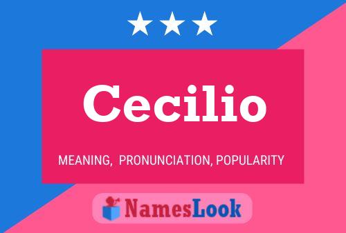 Cecilio 名字海报