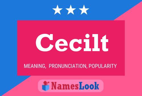 Cecilt 名字海报