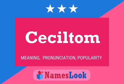 Ceciltom 名字海报