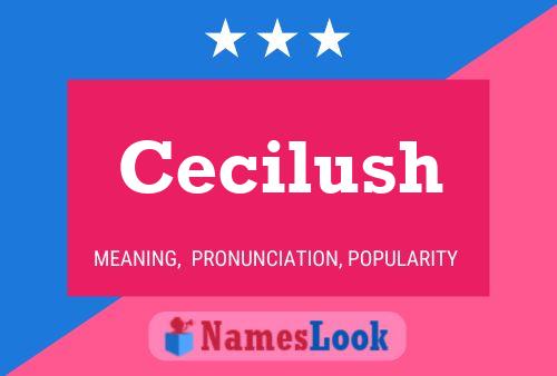 Cecilush 名字海报