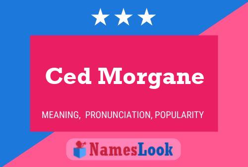 Ced Morgane 名字海报