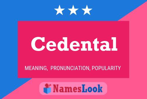 Cedental 名字海报