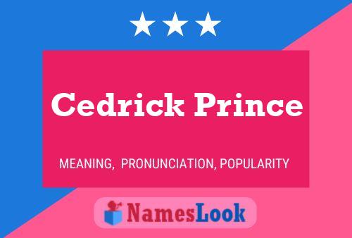 Cedrick Prince 名字海报