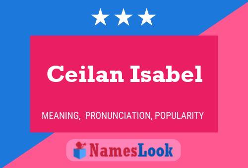 Ceilan Isabel 名字海报