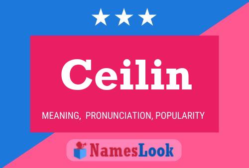 Ceilin 名字海报