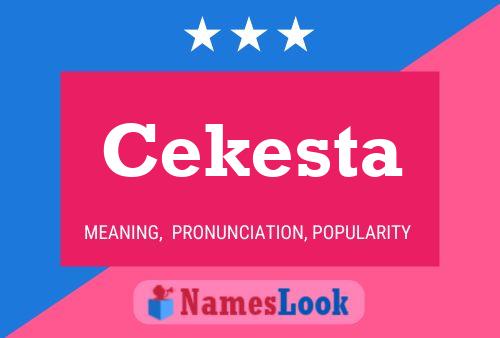 Cekesta 名字海报