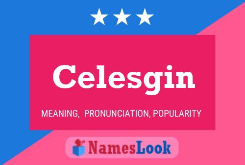 Celesgin 名字海报