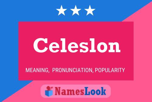 Celeslon 名字海报