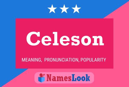 Celeson 名字海报