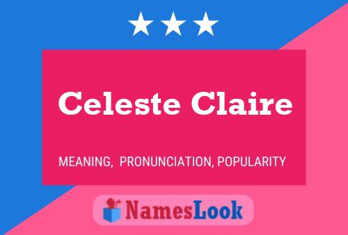 Celeste Claire 名字海报