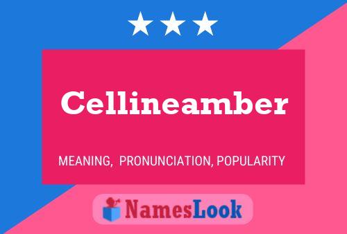 Cellineamber 名字海报