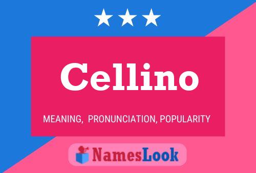 Cellino 名字海报