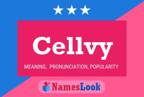 Cellvy 名字海报