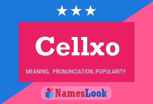 Cellxo 名字海报