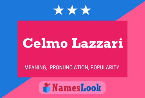 Celmo Lazzari 名字海报