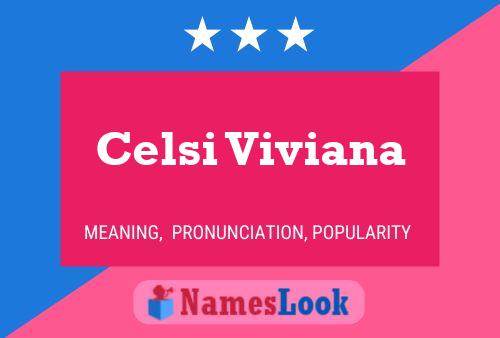 Celsi Viviana 名字海报