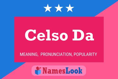 Celso Da 名字海报