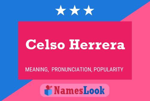 Celso Herrera 名字海报