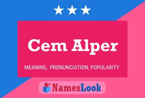 Cem Alper 名字海报