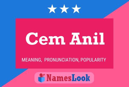 Cem Anil 名字海报