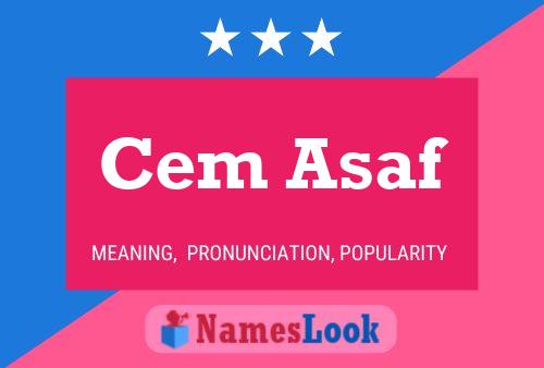 Cem Asaf 名字海报