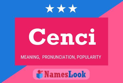 Cenci 名字海报