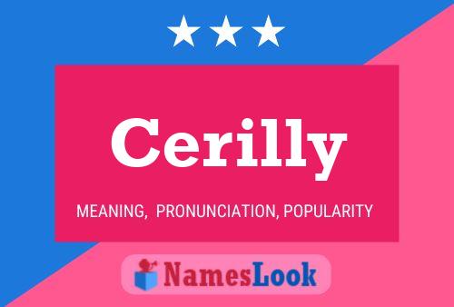 Cerilly 名字海报