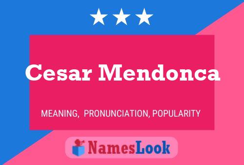 Cesar Mendonca 名字海报