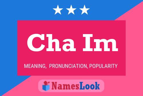 Cha Im 名字海报