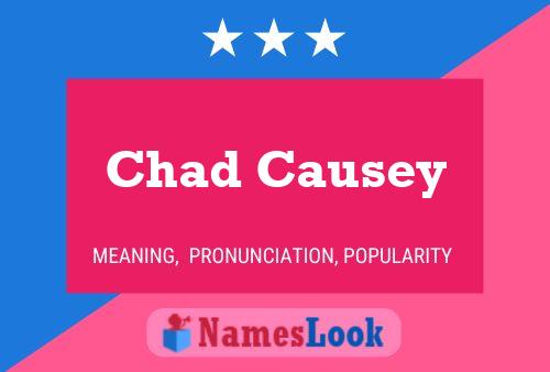 Chad Causey 名字海报