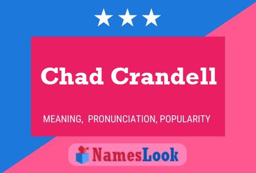 Chad Crandell 名字海报