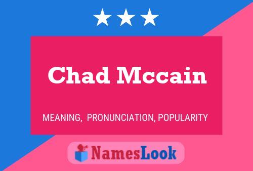 Chad Mccain 名字海报