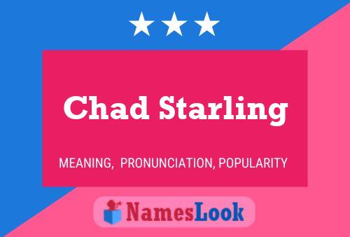 Chad Starling 名字海报