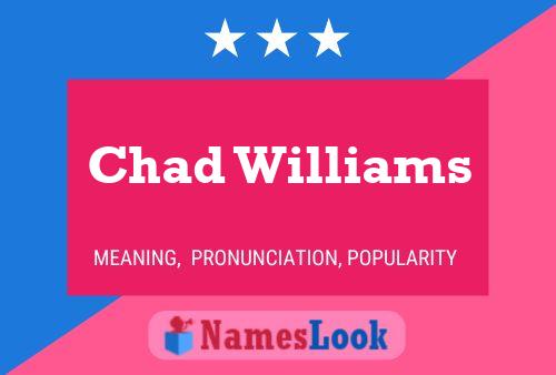 Chad Williams 名字海报