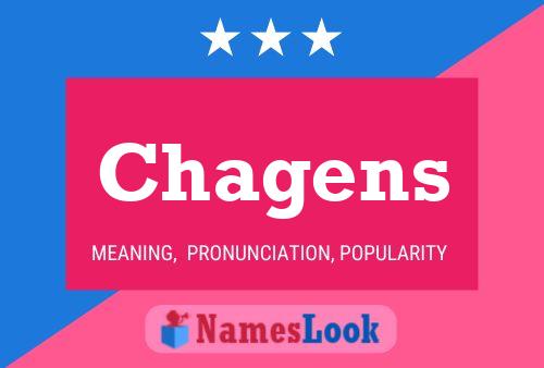 Chagens 名字海报