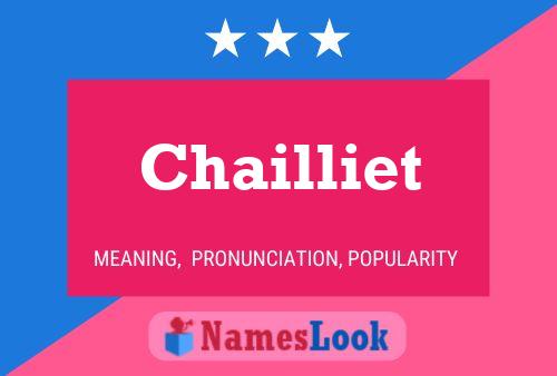 Chailliet 名字海报