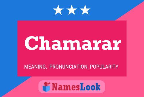 Chamarar 名字海报