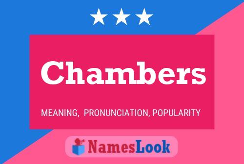 Chambers 名字海报