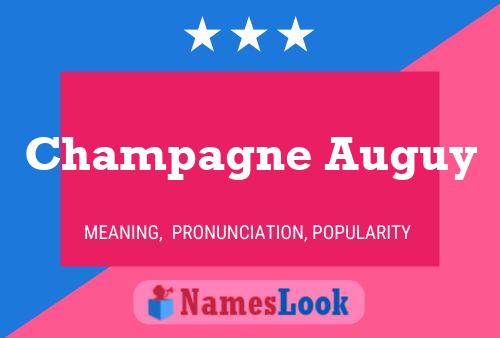 Champagne Auguy 名字海报