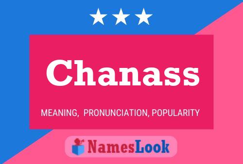 Chanass 名字海报