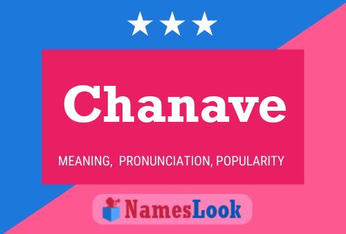 Chanave 名字海报