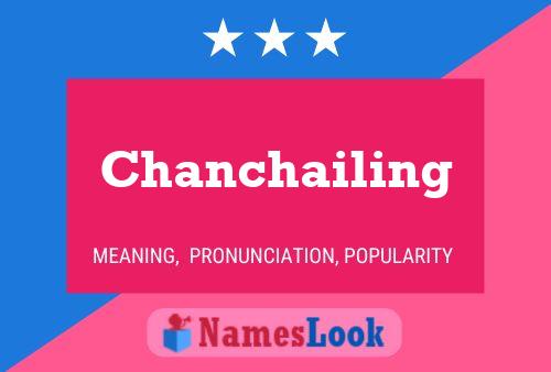 Chanchailing 名字海报