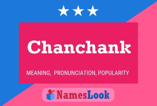 Chanchank 名字海报