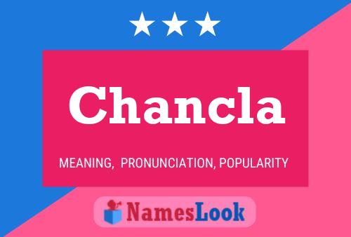 Chancla 名字海报