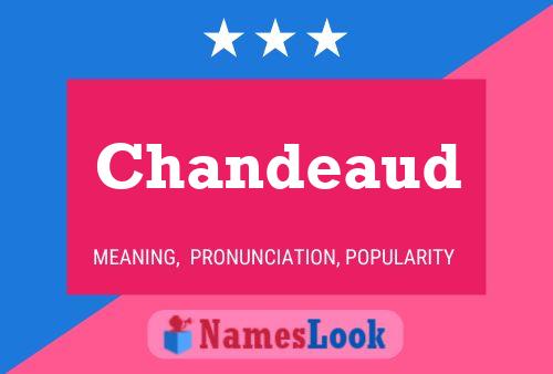 Chandeaud 名字海报