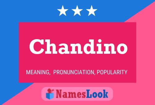 Chandino 名字海报