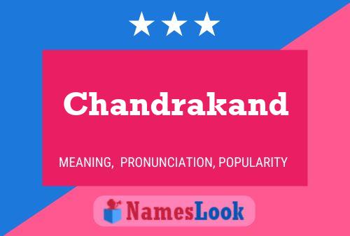 Chandrakand 名字海报