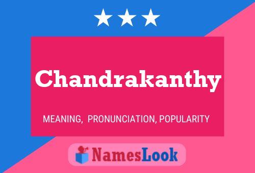 Chandrakanthy 名字海报